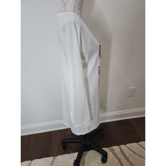 Women’s Long Sleeve Baby It’s Cold Outside T-Shirt Pajamas Medium - Picture 3 of 6